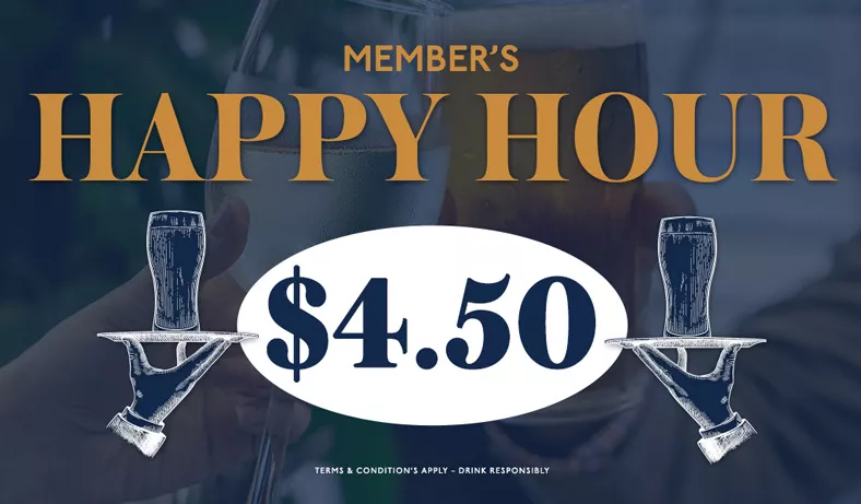 Member’s Happy Hour